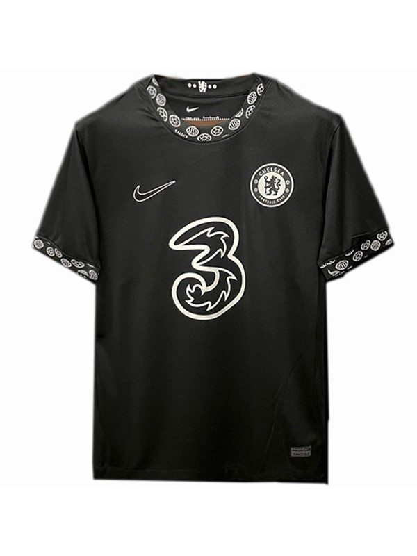 Chelsea maglia da calcio da uomo nera sportiva da uomo maglia da allenamento pre-partita maglia da calcio 2022-2023